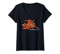 Femme PlayStation Jak and Daxter The Precursor Legacy Classic Logo T-Shirt avec Col en V