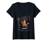Femme Please Be Patient with Me I'm from The 1900s Funny T-Shirt avec Col en V