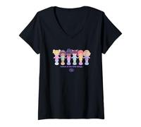 Femme Polly Pocket - Crois aux Petites Choses Polly Dolls T-Shirt avec Col en V