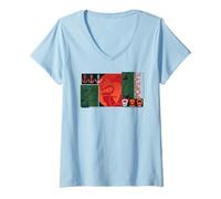 Femme Popeye The Sailor Man et Olive OYL Vs Bluto, Bande dessinée rétro T-Shirt avec Col en V