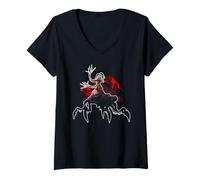 Femme Poppy Playtime : L'expérience Prototype 1006 T-Shirt avec Col en V