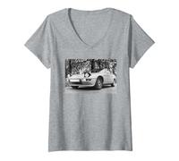 Femme Porsche 924 Sport Car 1977 T-Shirt avec Col en V