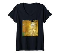 Femme Portrait de Adele Bloch-Bauer I par Gustav Klimt (1907) T-Shirt avec Col en V