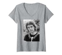 Femme Portrait de David Essex Un Conte d'hiver : The Whisper T-Shirt avec Col en V