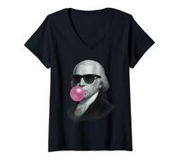 Femme Portrait de James Madison T-Shirt avec Col en V