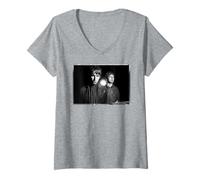 Femme Portrait de Michael Robert Williams dans l'oasis de Liam et Noël Gallagher T-Shirt avec Col en V