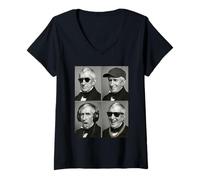 Femme Portrait de William Henry Harrison T-Shirt avec Col en V