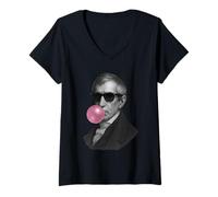 Femme Portrait de William Henry Harrison T-Shirt avec Col en V