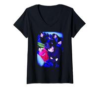 Femme Portrait du Groupe Snow Patrol Run Final Straw Era T-Shirt avec Col en V