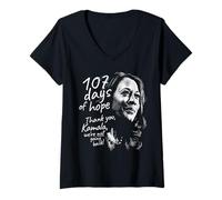 Femme Portrait Kamala 107 Jours T-Shirt avec Col en V