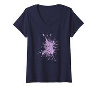 Femme Portraits de légendes de Squash T-Shirt avec Col en V