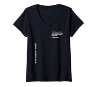 Femme Possible avec Dieu, Toutes Choses sont possibles, chrétien T-Shirt avec Col en V