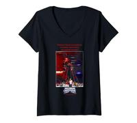 Femme Poster du Film Maximum Overdrive Stephen King T-Shirt avec Col en V