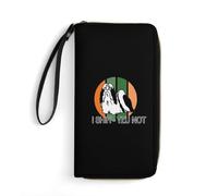 Femme Pouch Bourse Je Ne suis Pas Shih-Tzu Porte Monnaie Femme Original Retro Coin Purse Wallet Fermeture Éclair Fille Pochette pour Prof, Mère, Enfant