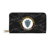 Femme Pouch Bourse Vétéran De La 36E Division D'Infanterie De L'Armée Américaine Coin Purse Wallet De Nombreux Emplacements pour Cartes Porte Monnaie Femme Original Retro Bourse Pochette
