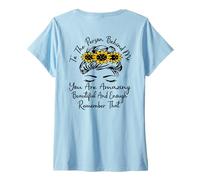 Femme pour la Personne Qui est derrière Moi, tu ES Incroyablement Belle et suffisante T-Shirt avec Col en V
