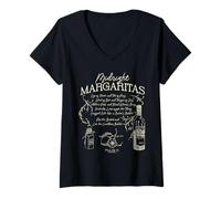 Femme Practical Magic Midnight Margaritas T-Shirt avec Col en V