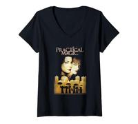 Femme Practical Magic Poster T-Shirt avec Col en V