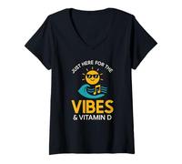 Femme Premier concert du Festival Experience Rookie Music Fest Vibes T-Shirt avec Col en V
