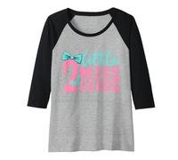 Femme Premier Jour de deuxième année pour la rentrée Scolaire pour Filles Manche Raglan