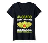 Femme Preuve à l'avocat que les bonnes choses viennent dans des emballages verts T-Shirt avec Col en V