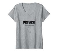 Femme Prevost 267e évêque de Rome Illinois Pape Léon XIV T-Shirt avec Col en V