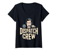 Femme Pride de l'équipe d'expédition des Services médicaux d'urgence T-Shirt avec Col en V