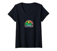 Femme Priest Lake Idaho Nature Vacation T-Shirt avec Col en V