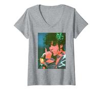 Femme Prince Love Symbol Era Live 1993 T-Shirt avec Col en V