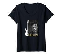 Femme Prince_Purple Rain_070 T-Shirt avec Col en V