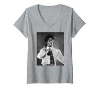 Femme Prince Singing Lovesexy Tour NEC Live 1988 T-Shirt avec Col en V