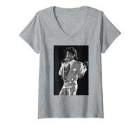 Femme Prince Singing Lovesexy Tournée en Direct 1988 T-Shirt avec Col en V