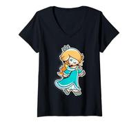 Femme Princesse Kewpie Baby T-Shirt avec Col en V