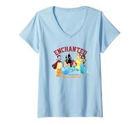 Femme Princesses Enchanted Halloween T-Shirt avec Col en V