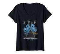 Femme Prisme de la Face cachée de la Lune de Pink Floyd T-Shirt avec Col en V