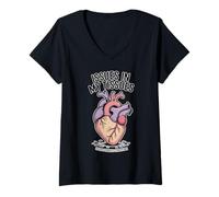 Femme Problèmes dans Mes Tissus - Hypermobilité du Syndrome d'Ehlers-Danlos T-Shirt avec Col en V