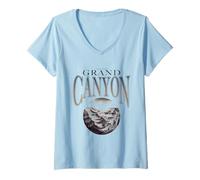 Femme Prochain arrêt : Grand Canyon T-Shirt avec Col en V