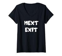 Femme Prochaine Sortie T-Shirt avec Col en V