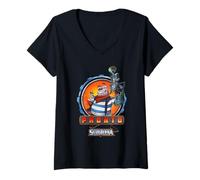 Femme Produit sous Licence Officielle Slugterra | Pronto | STC1010 T-Shirt avec Col en V