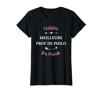 Femme Professeur de philosophie Certifiée meilleure prof de philo T-Shirt