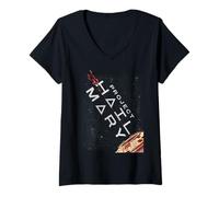 Femme Project Hail Mary Movie Poster T-Shirt avec Col en V