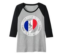 Femme Promu à Mommom Best French Oma World's Okayest Grandma Manche Raglan