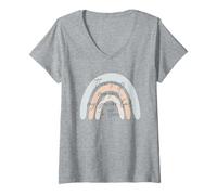Femme Puis Mon âme, Mon Dieu Sauveur, Te Chante Combien tu ES Grand T-Shirt avec Col en V
