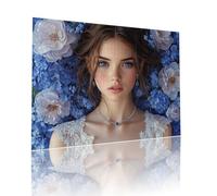 Femme Puzzle Adulte 80 pièces Educa Puzzles Classiques Impossible Fleur Je m'emmerdais Qualité Supérieure Mystery Challenge, Toy avec Inclure Colle, pour Adultes et Enfants Jeu éducatif 15x20cm t-819