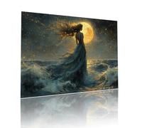 Femme Puzzle Adulte 80 pièces Educa Puzzles Classiques Impossible Lune Je m'emmerdais Qualité Supérieure Mystery Challenge, Toy avec Inclure Colle, pour Adultes et Enfants Jeu éducatif 15x20cm t-837
