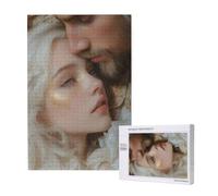 Femme Puzzle Couple 5000 Pièces Adultes, DIY Puzzles Classiques Art avec Boîte d'emballage et Photos de Référence, Relaxation/Soulagement du Stress/Jeux Amusants, Creatif Cadeau pour Femme M-1666