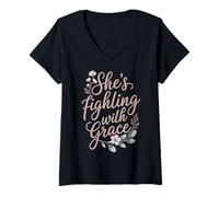 Femme Quand l'injustice Devient activiste du Devoir de résistance à la Loi T-Shirt avec Col en V