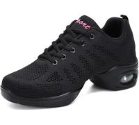 Femme Quatre Saisons en Maille Respirante Coussin d'air Fond Souple Tendance Sports Loisirs Jazz Hip hop Moderne Chaussures de Danse