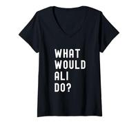 Femme Que Ferait Ali? T-Shirt avec Col en V