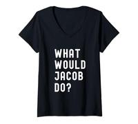 Femme Que Ferait Jacob? T-Shirt avec Col en V